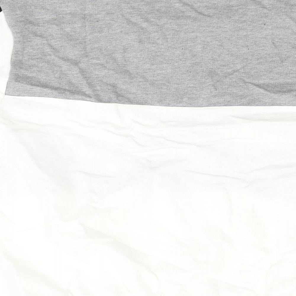 Mondi Womens Grey Cotton Basic T-Shirt Size 10 Round Neck - Mondi Sports
