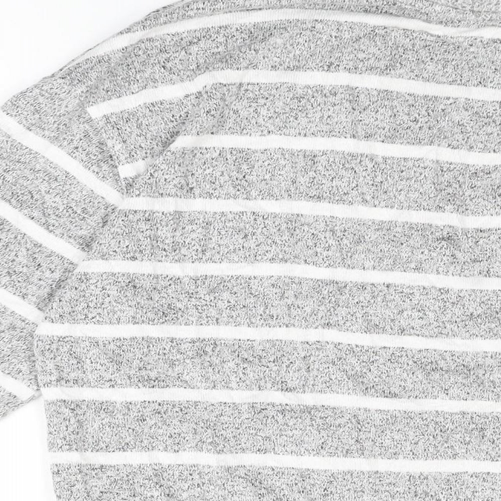 Womens UK Size 8 Marks and Spencer Grey Basic T-Shirt