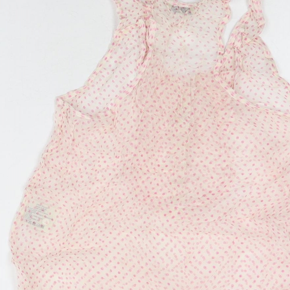Womens UK Size 8 Jack Wills Pink Basic T-Shirt