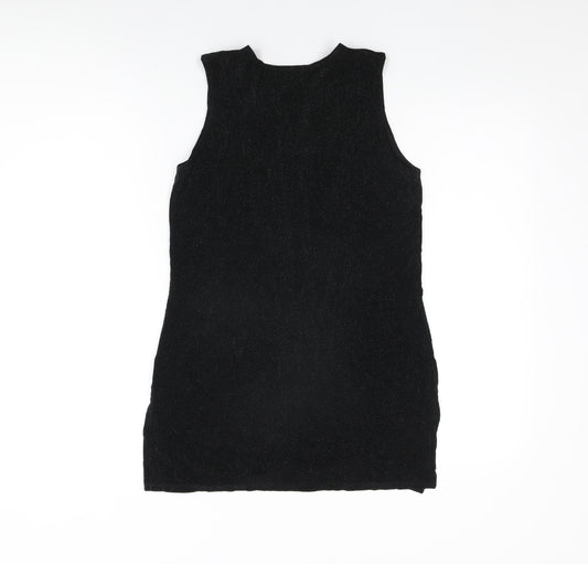 Womens UK Size 12 NEXT Black Basic T-Shirt