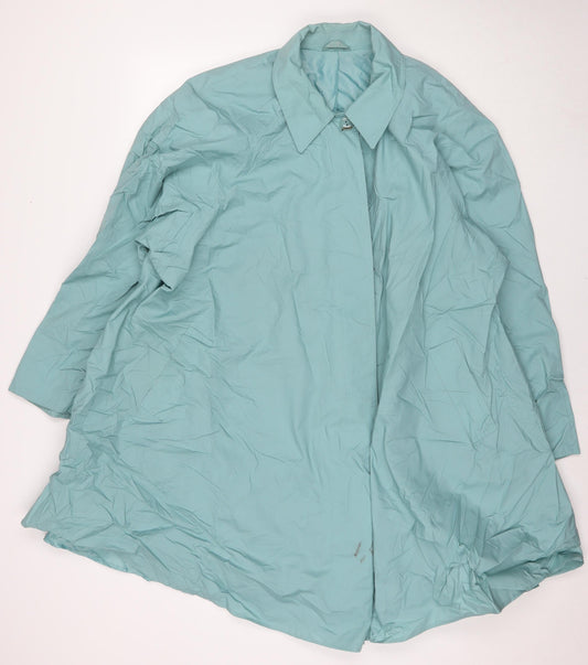 Womens UK Size 12 St Michael Blue Overcoat