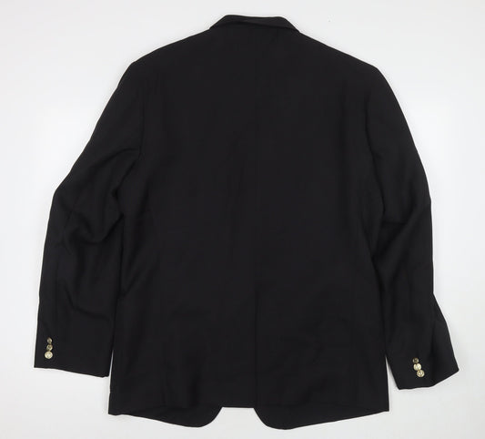 Mens UK Size 42 Classics Regular Black Suit Jacket