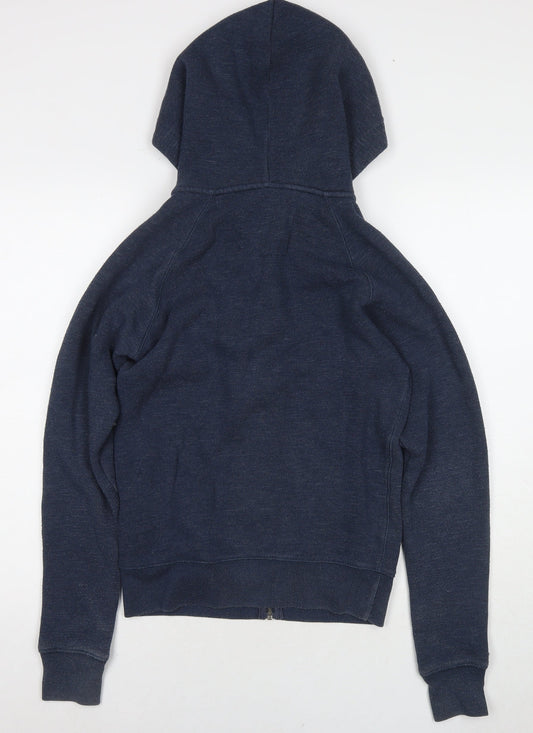 Womens UK Size 8 Jack Wills Blue Full Zip Hoodie