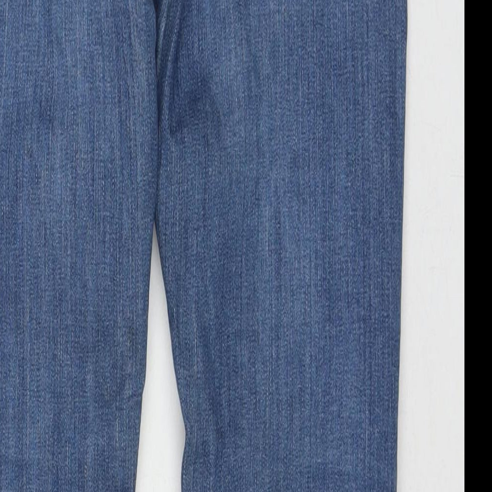 Mens UK Size 30 in Topman Regular Fit Straight Blue Jeans
