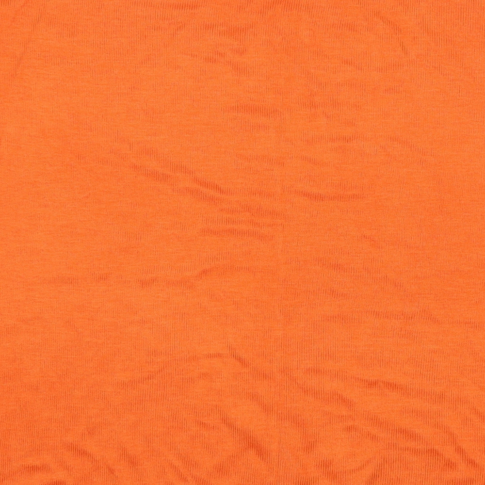 Womens UK Size L Marks and Spencer Orange Pullover Jumper