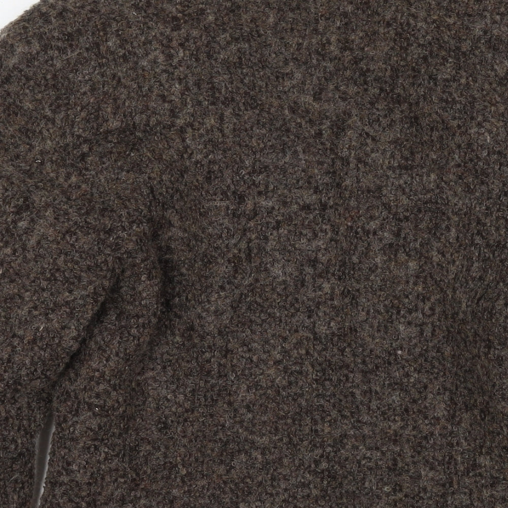 Womens UK Size 10 Monsoon Brown Pea Coat