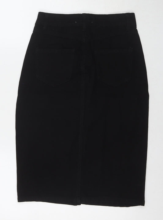 Womens UK Size 8 Dorothy Perkins A-Line Denim Skirt