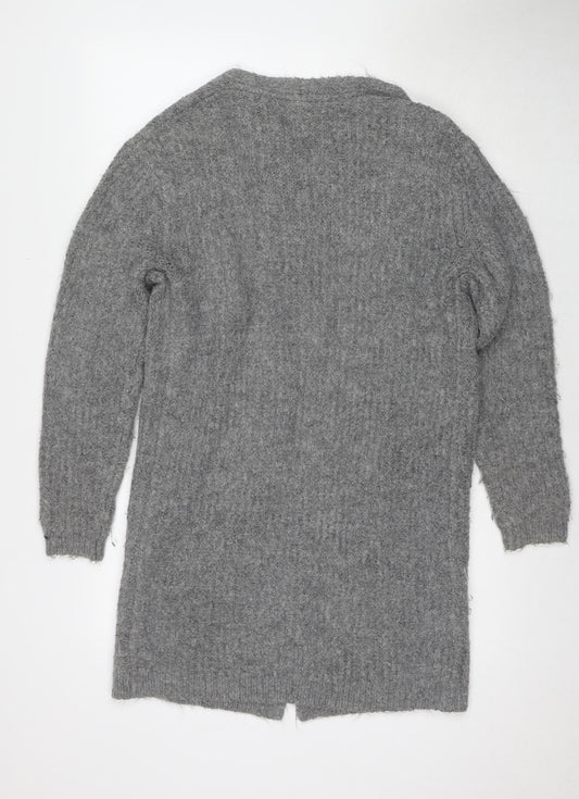 Womens UK Size S Marks and Spencer Grey Cardigan Jumper