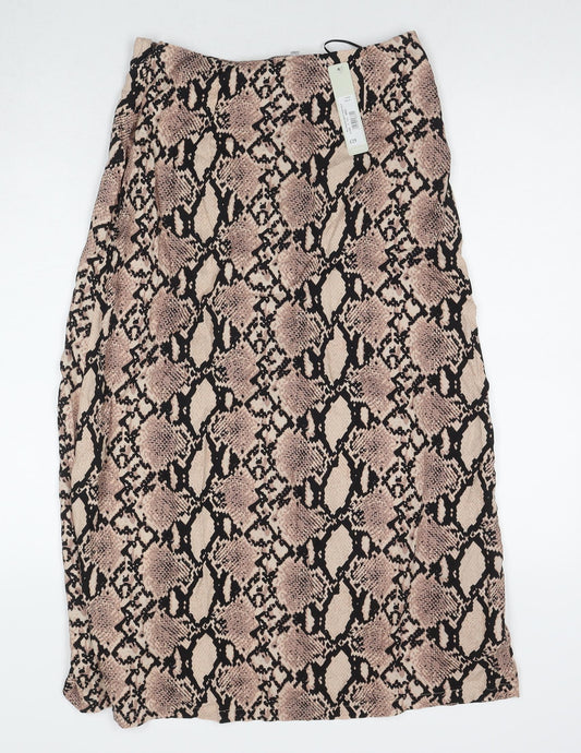 Womens UK Size 8 Red Herring Maxi Rayon Skirt