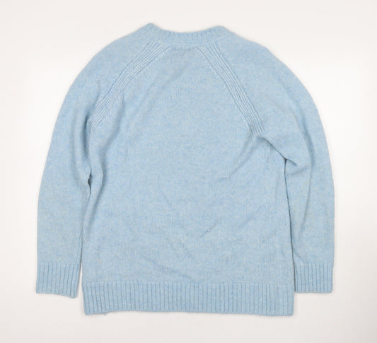 Womens UK Size M H&M Blue Pullover Jumper