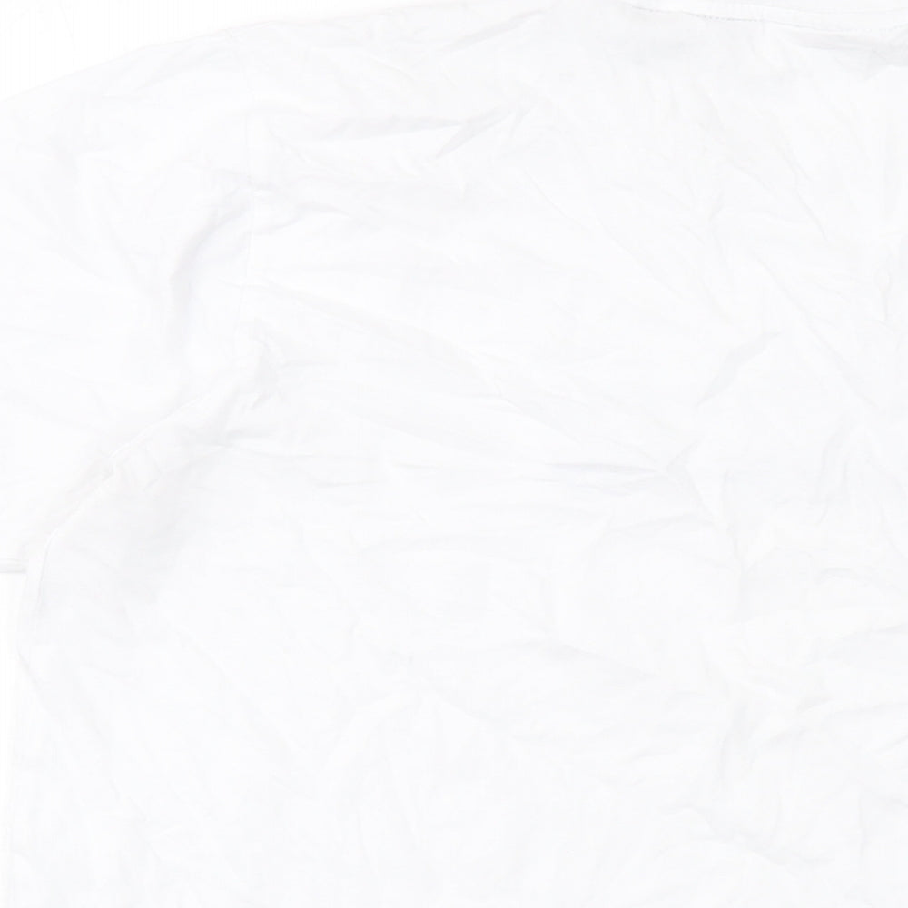 PlayStation Mens White Cotton T-Shirt Size M Crew Neck