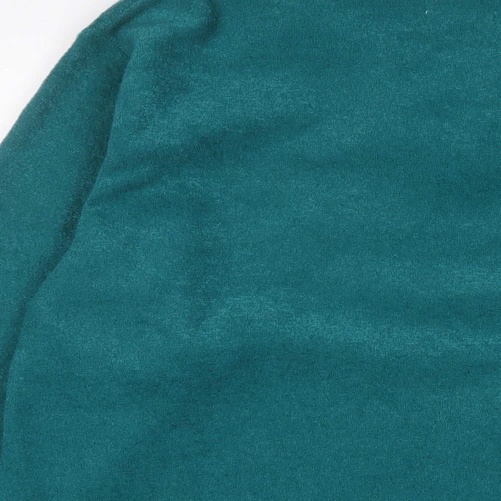 Bonmarché Womens Blue Polyester Pullover Sweatshirt Size M Pullover - Logo