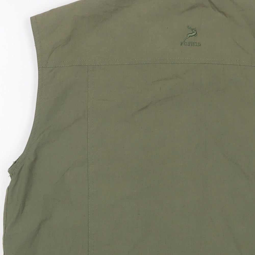 Mens UK Size M PG Field Heritage Green Gilet