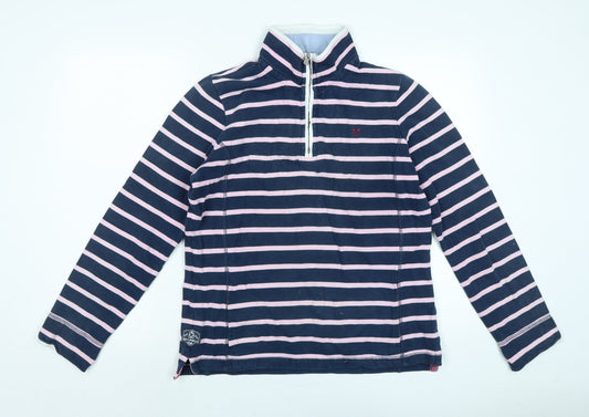 Womens UK Size 10 Crew Clothing Blue Pullover Jumper