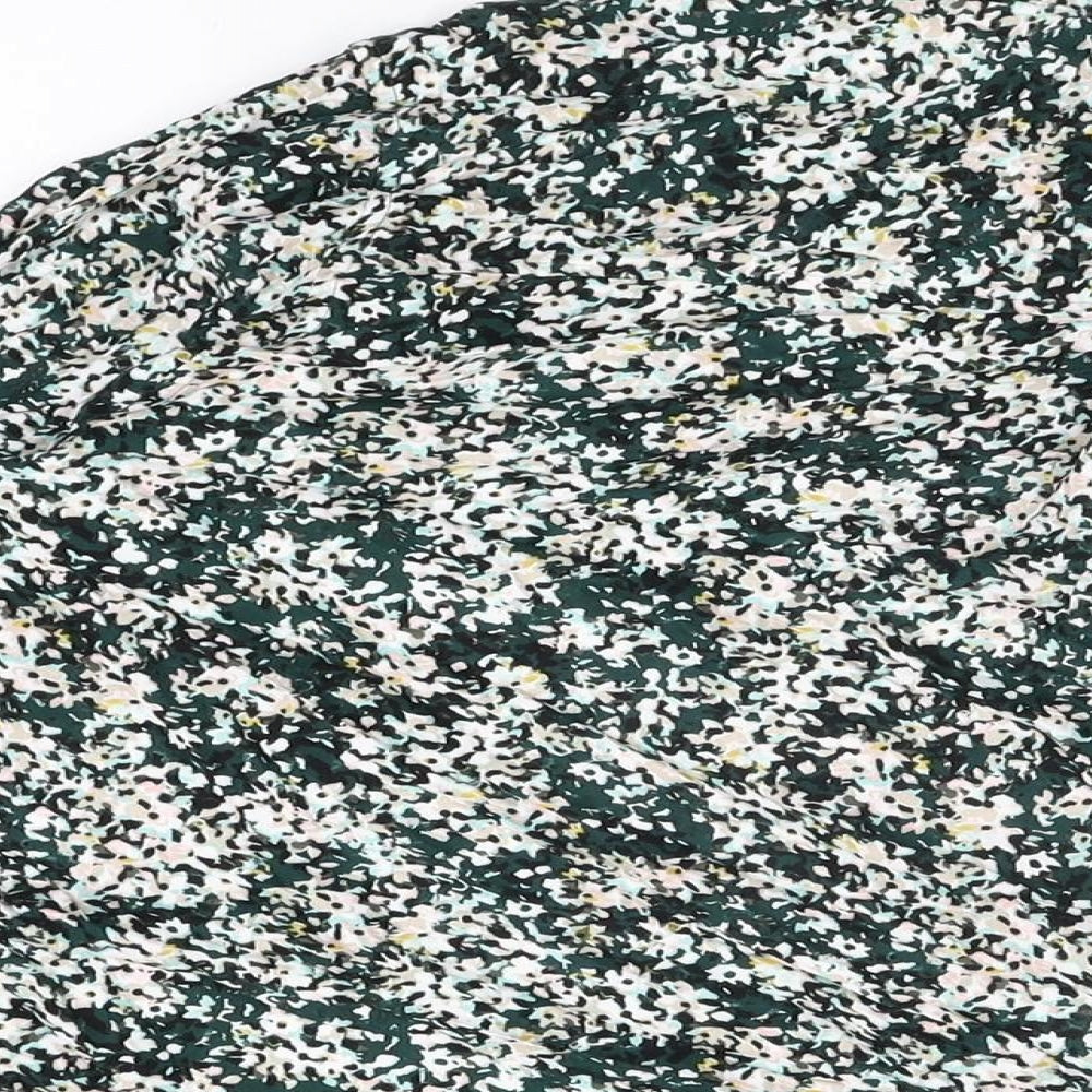 Womens UK Size 24 Marks and Spencer Green Basic Button-Up