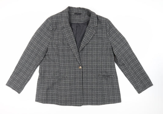 Womens UK Size 20 M&Co Grey Jacket