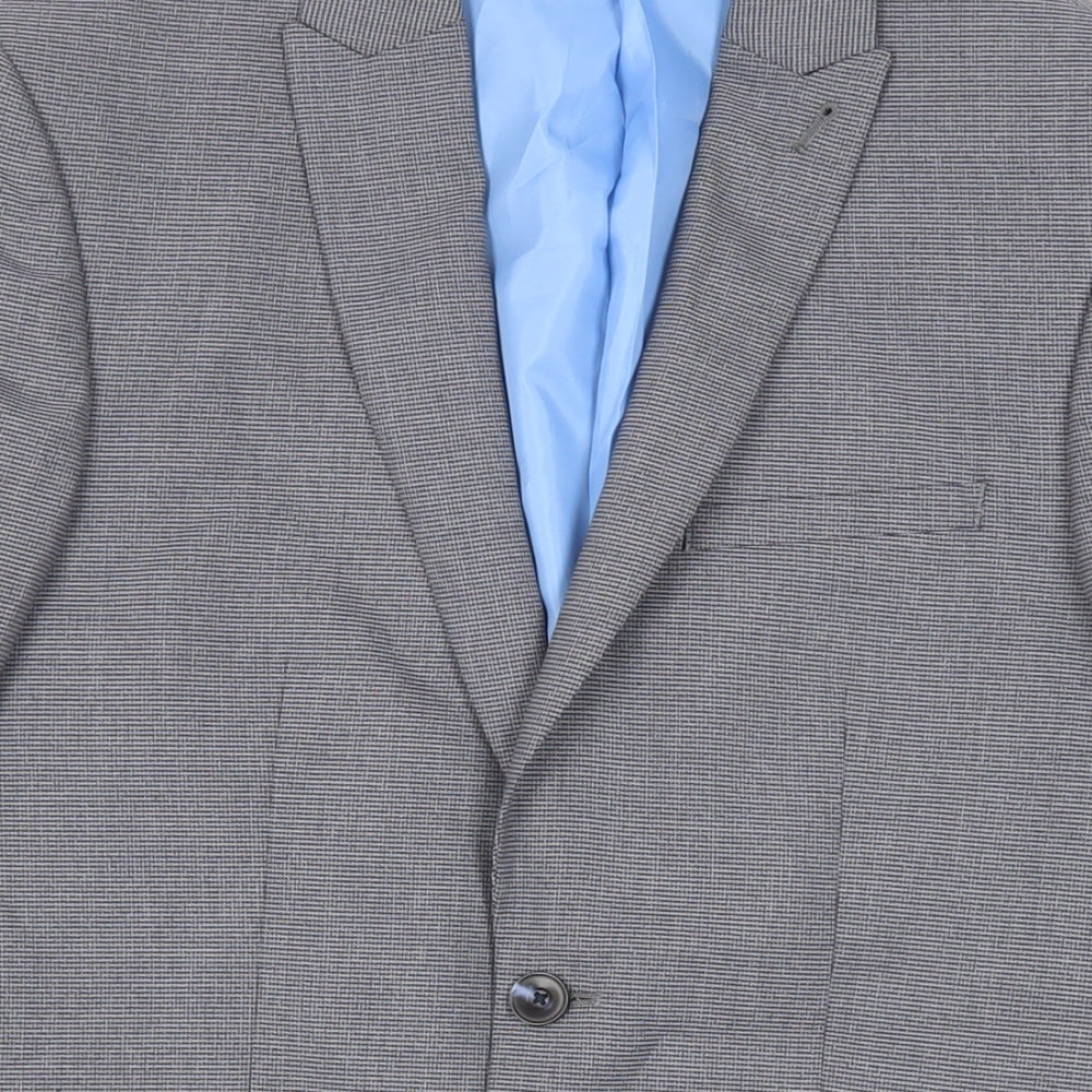 Mens UK Size 36 Marks and Spencer Regular Grey Suit Jacket