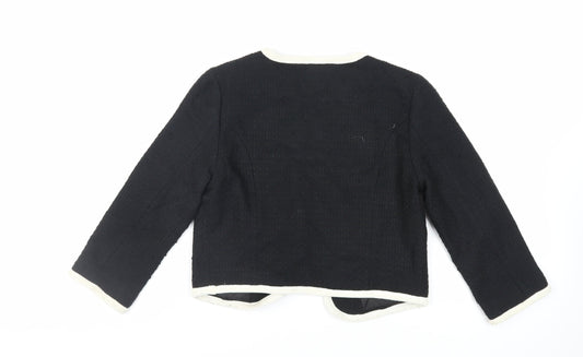 Womens UK Size 10 H&M Black Jacket