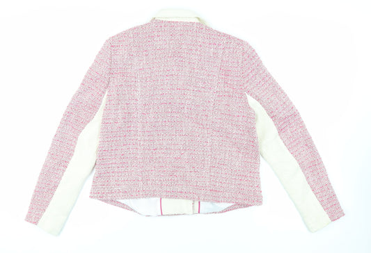 Womens UK Size 14 Marks and Spencer Pink Biker Coat