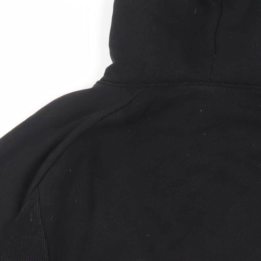 The Couture Club Mens Black Cotton Pullover Hoodie Size L - Pockets