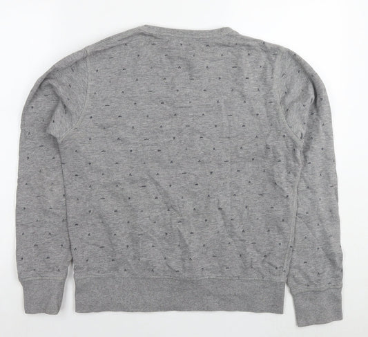 Womens UK Size S Jack Wills Grey Pullover Sweatshirt