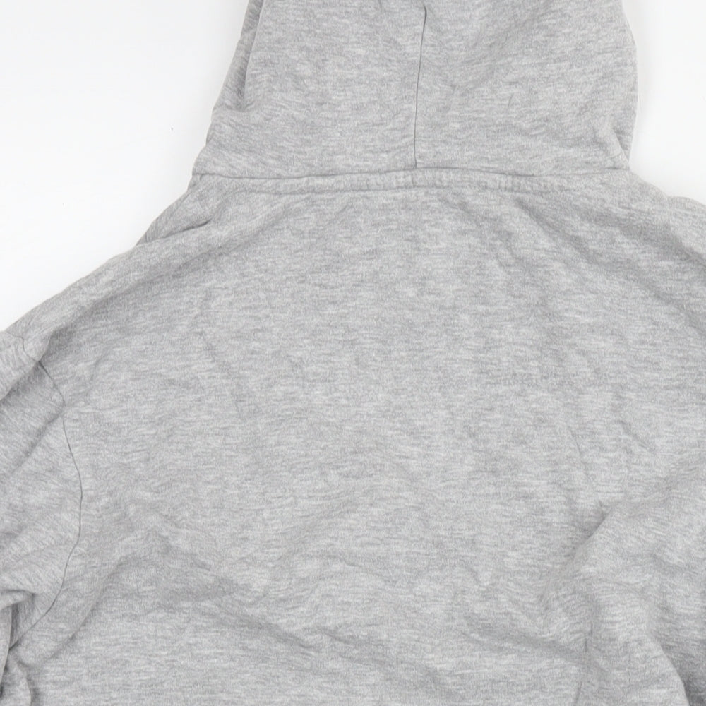 Threadbare Womens Grey Cotton Pullover Hoodie Size M Pullover