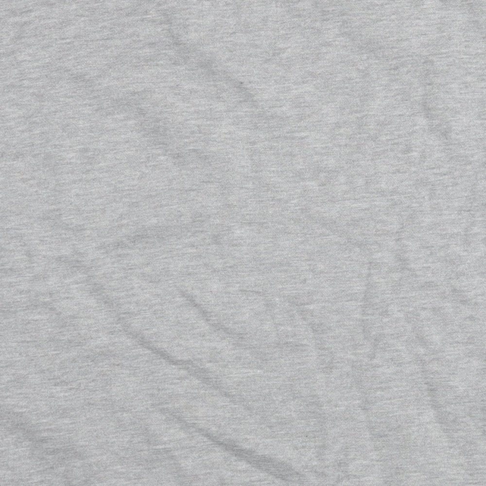 Womens UK Size L Pull&Bear Grey Pullover Hoodie