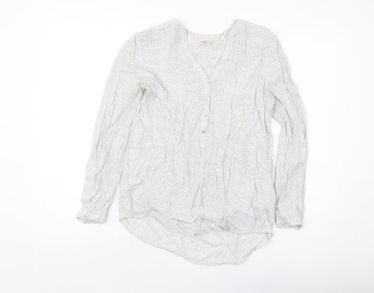 Womens UK Size 12 Esprit White Basic Blouse