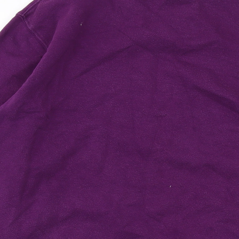 Mens UK Size M Cotton Traders Purple Pullover Sweatshirt