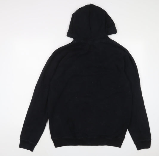 Mens UK Size S Jack Wills Black Pullover Hoodie