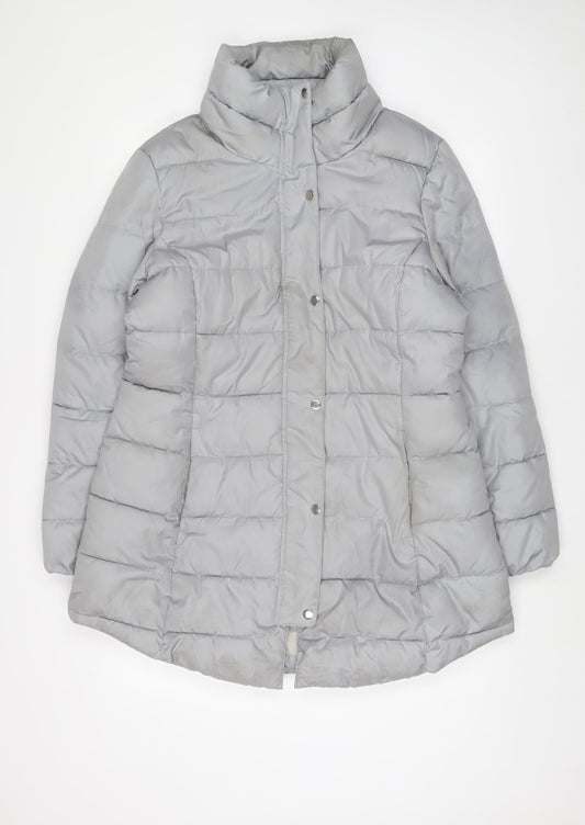 Womens UK Size XL Gap Grey Puffer Jacket