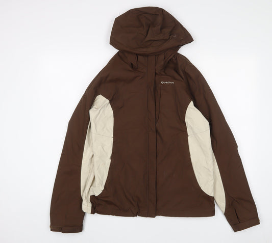 Womens UK Size M DECATHLON Brown Jacket