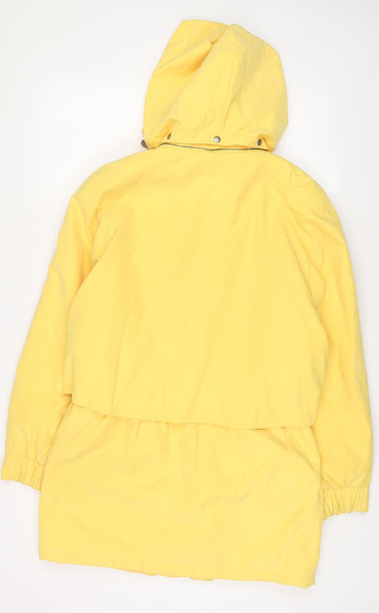 Cloud Nine Womens Yellow Jacket Coat Size S Zip