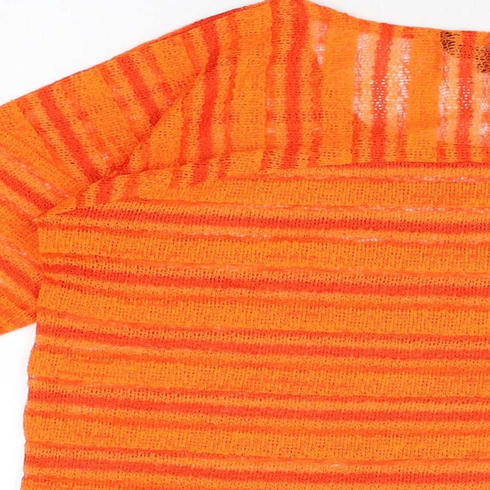 Womens UK Size 10 NEXT Orange Basic T-Shirt