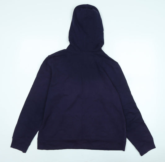 Gap Womens Blue Cotton Pullover Hoodie Size L - Gap