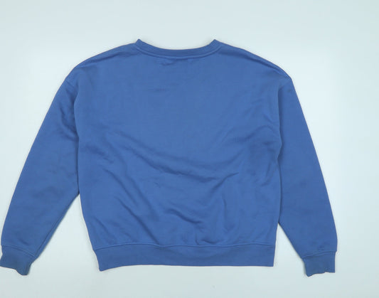 Womens UK Size S Disney Blue Pullover Sweatshirt