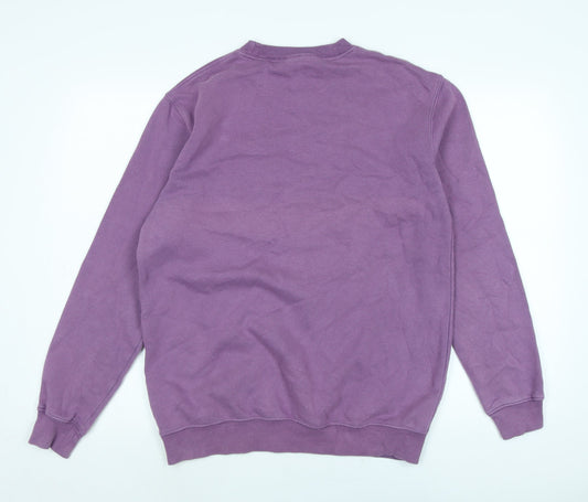 Cotton Traders Womens Purple Cotton Pullover Sweatshirt Size M - Cotton Traders