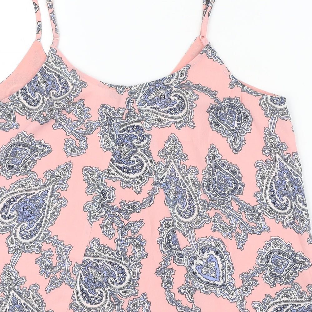 Womens UK Size 10 Oasis Multicoloured Camisole Blouse