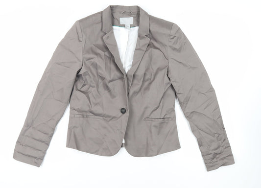 Womens UK Size 16 H&M Grey Jacket