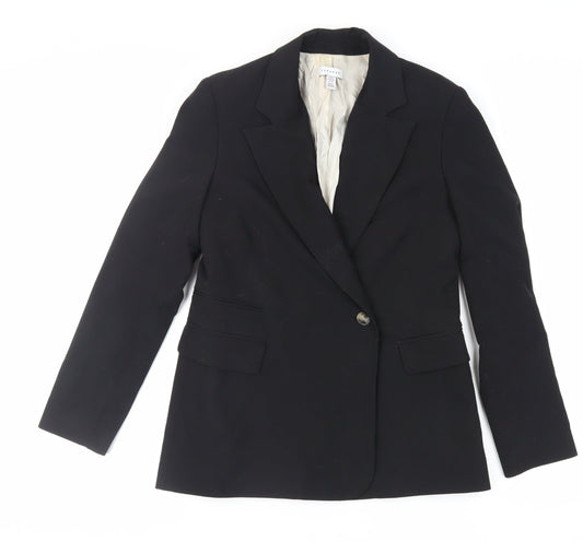 Womens UK Size 10 Topshop Black Jacket