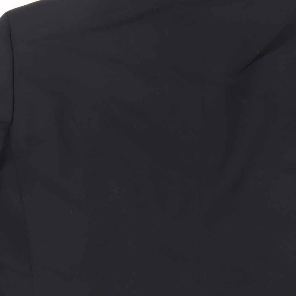 Mens UK Size 40 Peter Werth Regular Black Suit Jacket