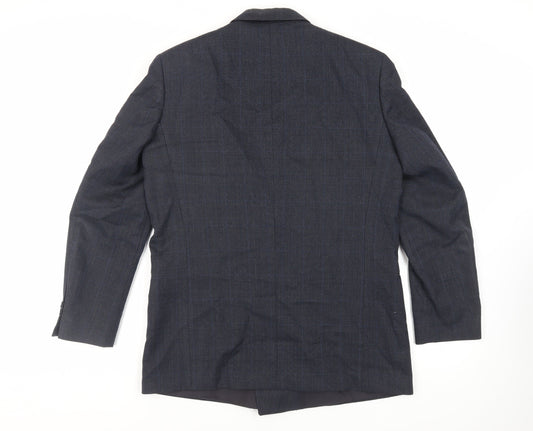 Mens UK Size 40 Burton Regular Blue Suit Jacket