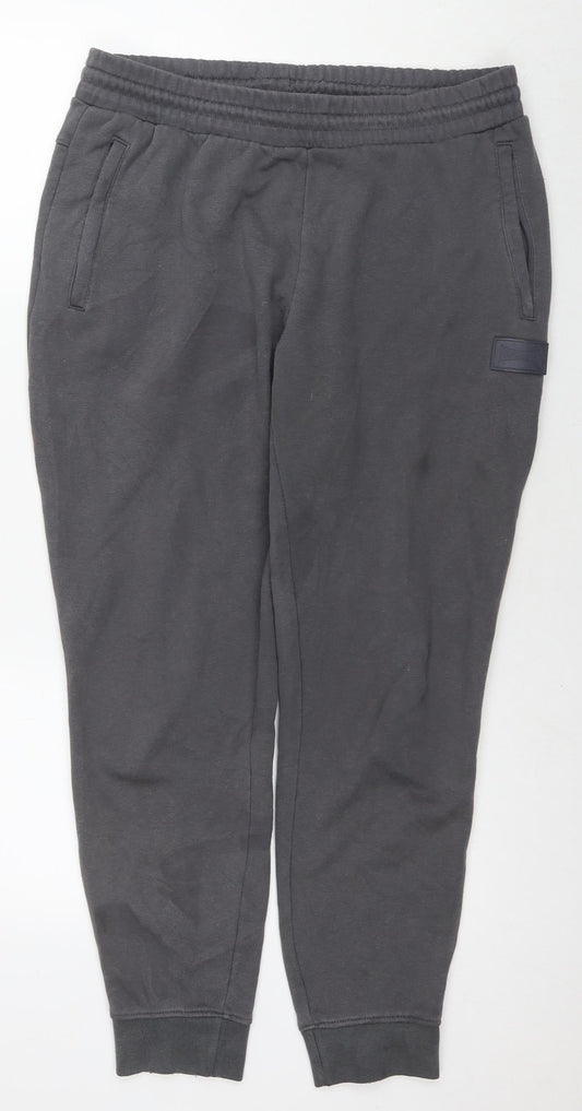 Womens UK Size 14 Lonsdale Regular Fit Jogger Grey Trousers