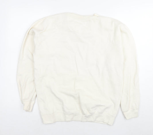 Womens UK Size M Friends White Pullover Sweatshirt