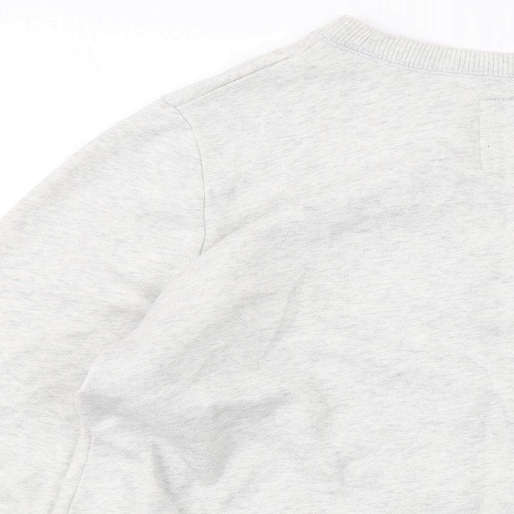 Hollister Womens Grey Cotton Pullover Sweatshirt Size L Pullover