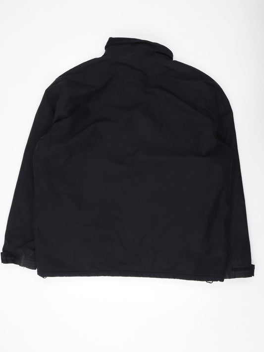 Armando Mens Black Jacket Size L Zip