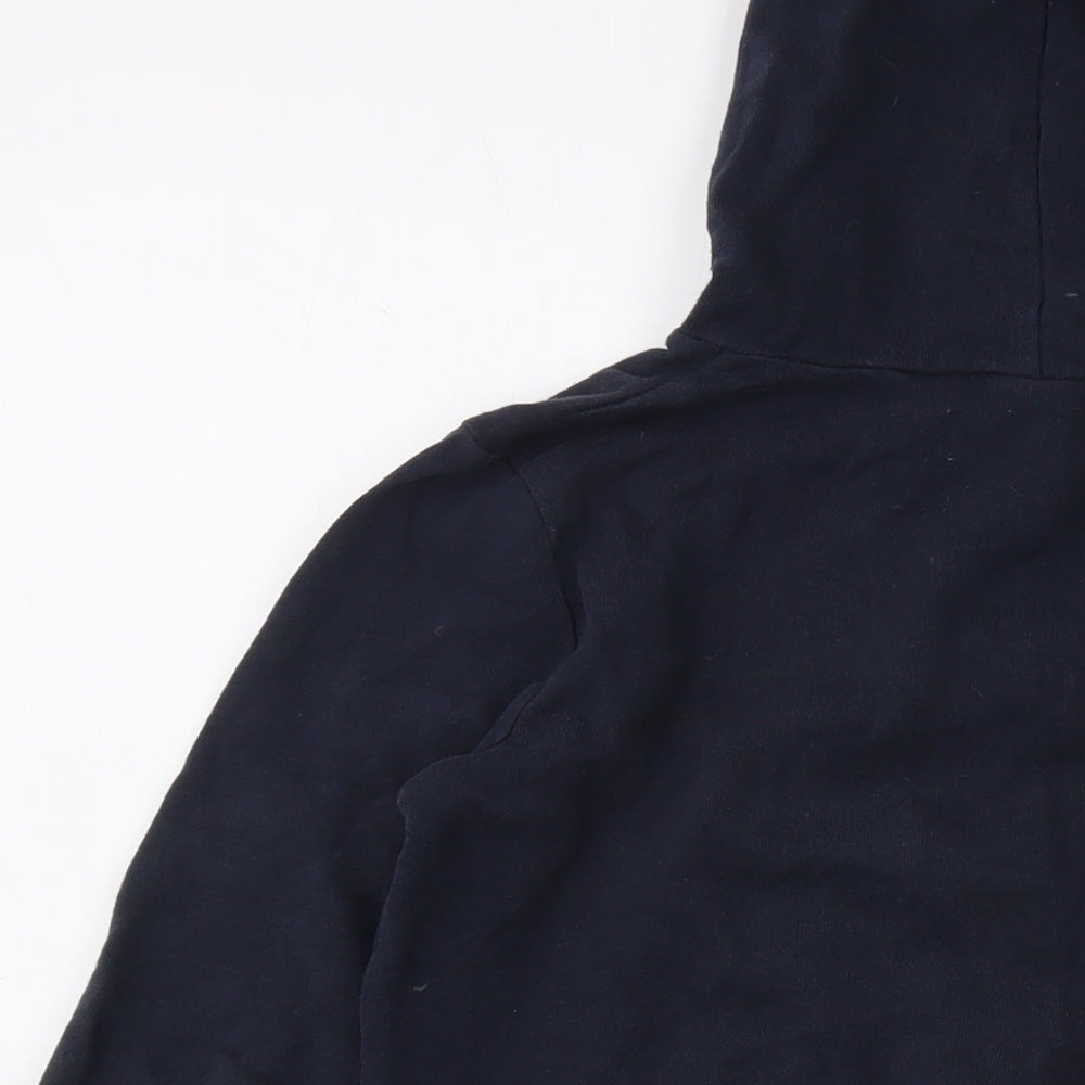 Hollister Womens Blue Cotton Pullover Hoodie Size XS Pullover