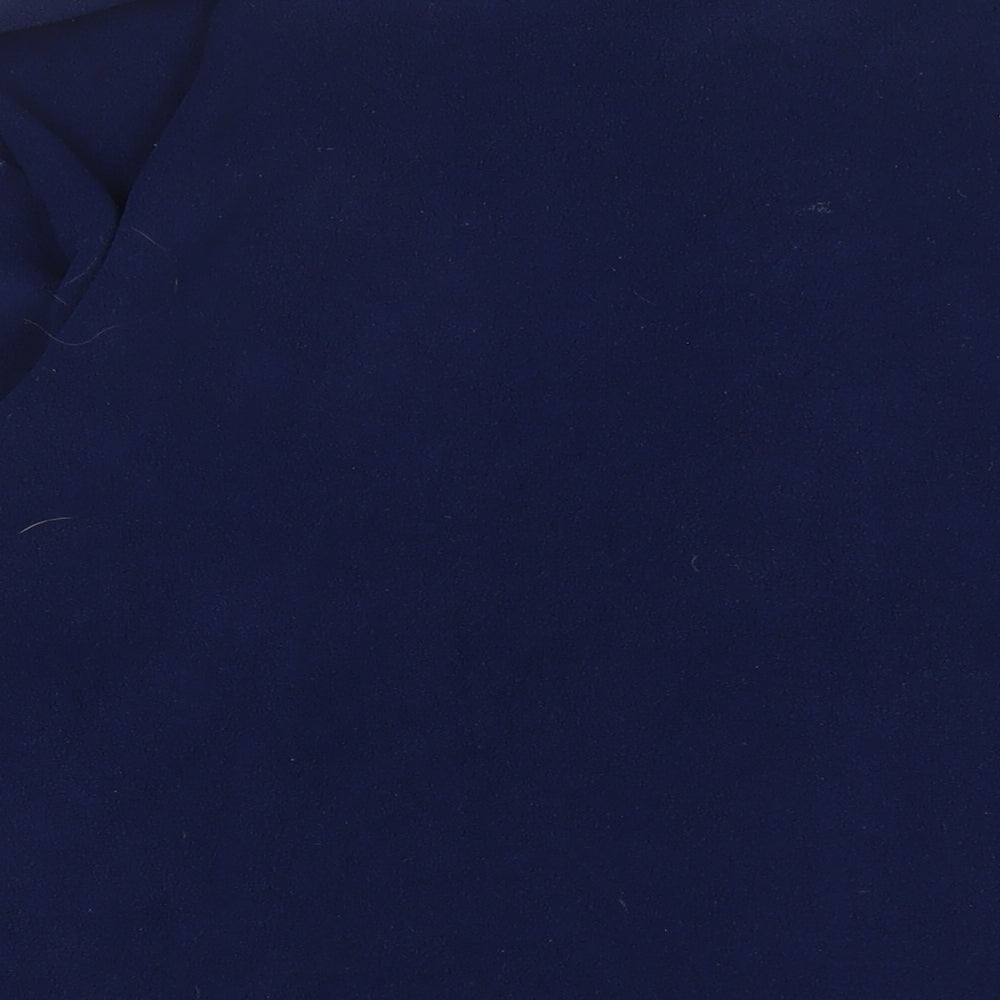 Hot togs Mens Blue Polyester Polo Size XL Collared Button