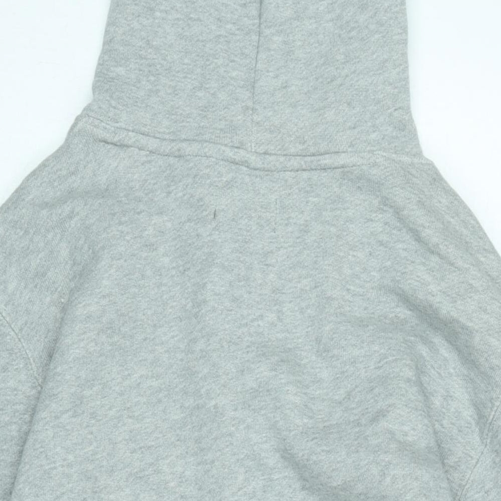 State of mind Mens Grey Polyester Pullover Hoodie Size M - Logo