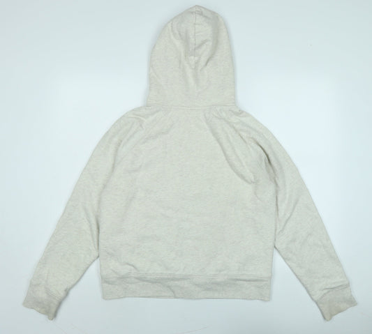 Gap Womens Black Jacket Size L Zip - Logo - Glitter Embroidery